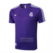 Camiseta De Futbol de Entrenamiento Real Madrid 2025-2026 Purpura