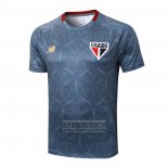 Camiseta De Futbol de Entrenamiento Sao Paulo 2025-2026 Azul Gris