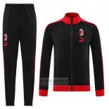 Chandal de Chaqueta del AC Milan 2023-2024 Negro