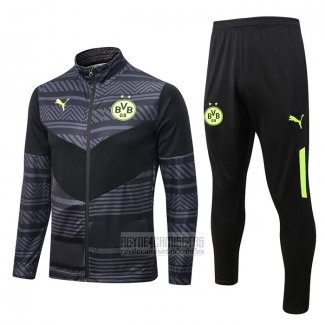 Chandal de Chaqueta del Borussia Dortmund 2022-2023 Gris