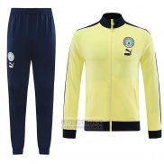 Chandal de Chaqueta del Manchester City 2023-2024 Amarillo