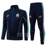 Chandal de Chaqueta del Olympique Marsella Nino 2025-2026 Azul