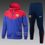 Chandal de Rompevientos del Barcelona 2024-2025 Azul