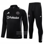 Chandal de Sudadera del Inter Miami Nino 2025-2026 Negro