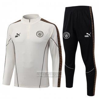 Chandal de Sudadera del Manchester City Nino 2026-2027 Crema