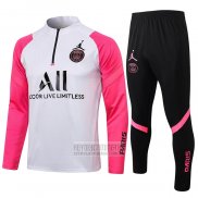 Chandal de Sudadera del Paris Saint-Germain 202021-2022 Blanco