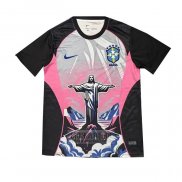 Tailandia Camiseta De Futbol Brasil Jesus 2026 Gris Rosa