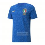 Tailandia Camiseta De Futbol Italia European Champions 2020 Azul