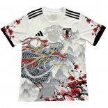 Tailandia Camiseta De Futbol Japon Dragon 2024-2025 Blanco Gris
