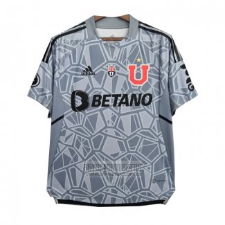 Tailandia Camiseta De Futbol Universidad de Chile Portero 2022 Gris