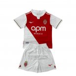 Camiseta De Futbol AS Monaco Primera Nino 2025-2026