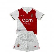 Camiseta De Futbol AS Monaco Primera Nino 2025-2026