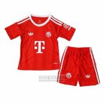 Camiseta De Futbol Bayern Munich Portero Nino 2025-2026 Rojo