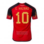 Camiseta De Futbol Belgica Jugador E.Hazard Primera 2022