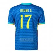 Camiseta De Futbol Brasil Jugador Bruno G. Segunda 2024
