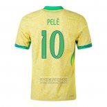 Camiseta De Futbol Brasil Jugador Pele Primera 2024
