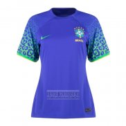 Camiseta De Futbol Brasil Segunda Mujer 2022