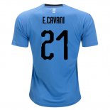 Camiseta De Futbol Uruguay Jugador E.cavani Primera 2018