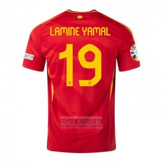 Camiseta De Futbol Espana Jugador Lamine Yamal Primera 2024