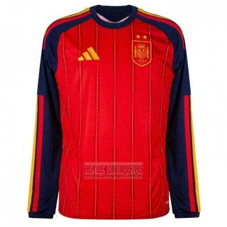 Camiseta De Futbol Espana Primera Manga Larga 2026