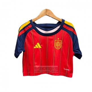 Camiseta De Futbol Espana Primera Mujer Corta 2026