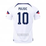Camiseta De Futbol Estados Unidos Jugador Pulisic Primera 2022