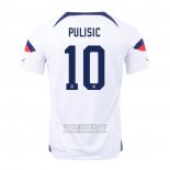 Camiseta De Futbol Estados Unidos Jugador Pulisic Primera 2022