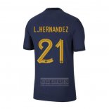 Camiseta De Futbol Francia Jugador L.Hernandez Primera 2022