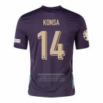 Camiseta De Futbol Inglaterra Jugador Konsa Segunda 2024
