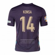 Camiseta De Futbol Inglaterra Jugador Konsa Segunda 2024