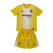Camiseta De Futbol Inter Milan Portero Nino 2025-2026 Amarillo