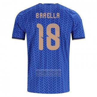 Camiseta De Futbol Italia Jugador Nicolo Barella Primera 2026