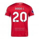 Camiseta De Futbol Liverpool Jugador Diogo J. Primera 2023-2024