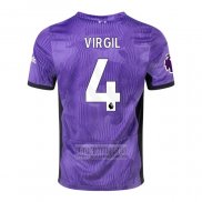 Camiseta De Futbol Liverpool Jugador Virgil Tercera 2023-2024