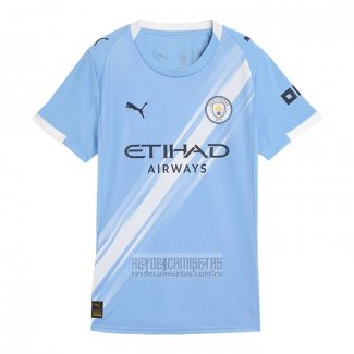 Camiseta De Futbol Manchester City Primera Mujer 2025-2026