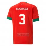 Camiseta De Futbol Marruecos Jugador Mazraoui Primera 2022
