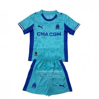 Camiseta De Futbol Olympique Marsella Portero Cuarto Nino 2025-2026