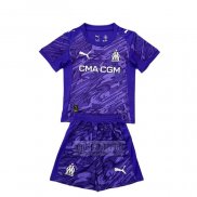 Camiseta De Futbol Olympique Marsella Portero Nino 2025-2026 Purpura