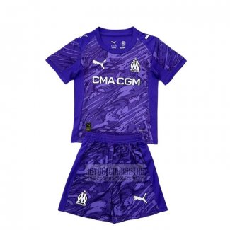 Camiseta De Futbol Olympique Marsella Portero Nino 2025-2026 Purpura