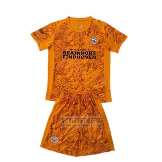 Camiseta De Futbol PSV Portero Nino 2025-2026 Naranja