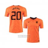 Camiseta De Futbol Paises Bajos Jugador Van De Beek Primera 2020-2021
