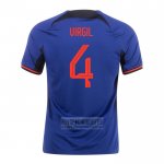 Camiseta De Futbol Paises Bajos Jugador Virgil Segunda 2022