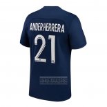 Camiseta De Futbol Paris Saint-Germain Jugador Ander Herrera Primera 2022-2023