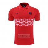 Camiseta De Futbol Polo del Atletico Madrid 2022-2023 Rojo