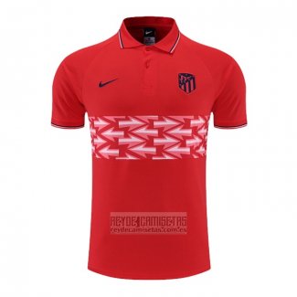 Camiseta De Futbol Polo del Atletico Madrid 2022-2023 Rojo