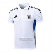 Camiseta De Futbol Polo del Manchester United 2025-2026 Blanco