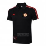 Camiseta De Futbol Polo del Manchester United 2025-2026 Negro