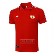 Camiseta De Futbol Polo del Manchester United 2025-2026 Rojo
