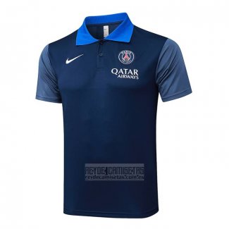 Camiseta De Futbol Polo del Paris Saint-Germain 2025-2026 Azul