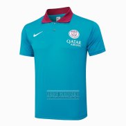 Camiseta De Futbol Polo del Paris Saint-Germain 2024-2025 Azul